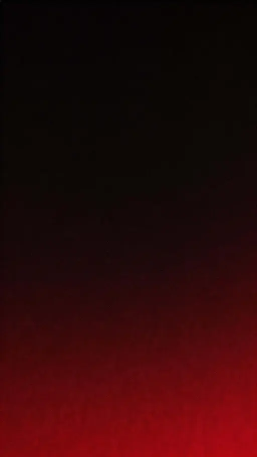Vertical 9:16 minimalist abstract gradient wallpaper with deep crimson lifting from the lower third into near-black at the top, ultra-smooth blend, clean upper negative space, and subtle film grain.