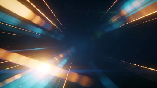 Cinematic 16:9 digital background of warm light leaks and soft lens flares, rendered as an abstract photographic texture for wallpaper or cinematic poster use with gentle film grain.