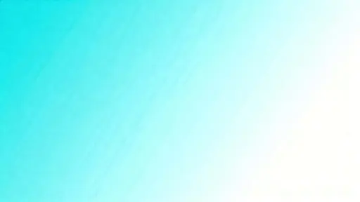 A flat, uniformly matte panel fills a 16:9 frame with a diagonal, seamless gradient from cool aqua-mint in the lower-left to pale sky-blue and near-white in the upper-right.