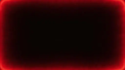Cinematic 16:9 studio frame with a near-black background and soft red neon rim-light halo forming a subtle vignette, preserving clean central negative space with smooth gradient.