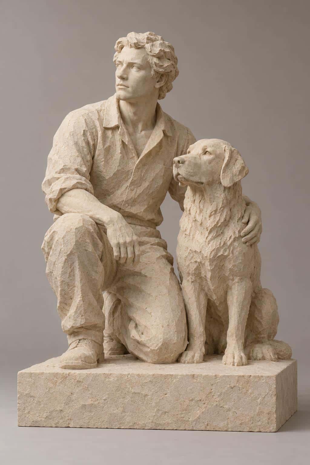 Carved sculpture, prompt only example 2