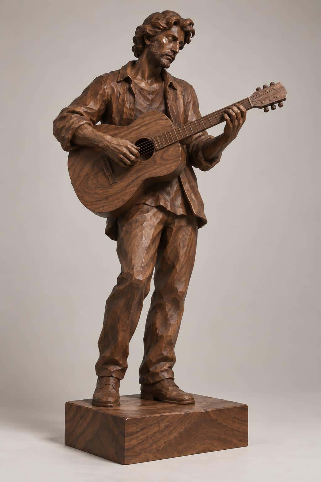 Carved sculpture, prompt only example 3